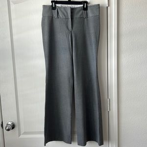 Express Wide Waist Editor Pants - Gray